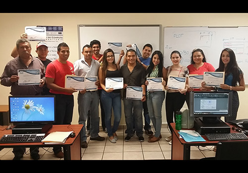 Finaliza Curso sabatino de Autocad 2D