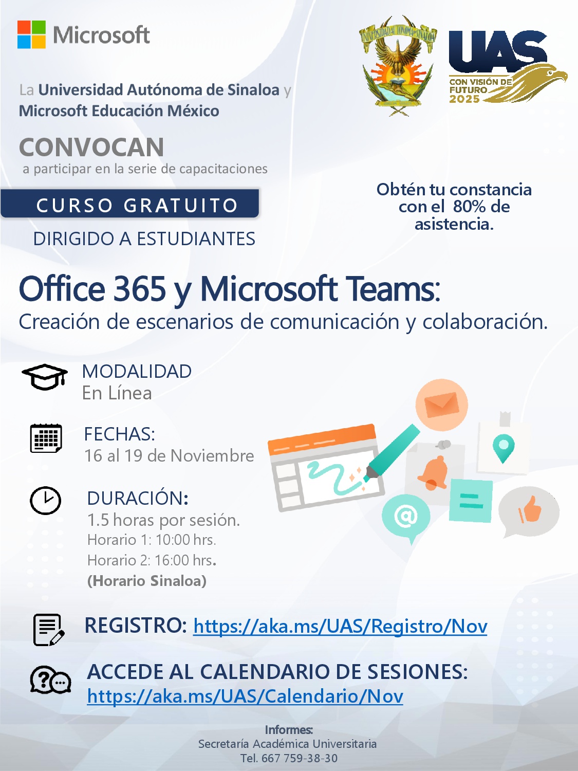 Office 365 y Microsoft Teams: Creación de escenarios de comunicación y colaboración